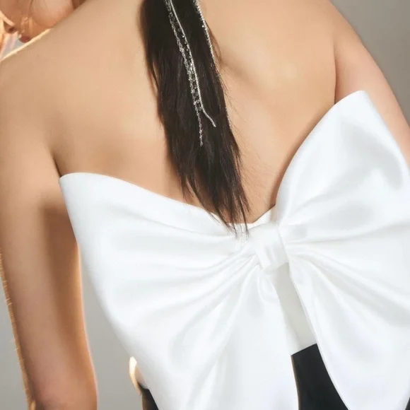 Hutch White Strapless Bow Blouse - Picture 7 of 15